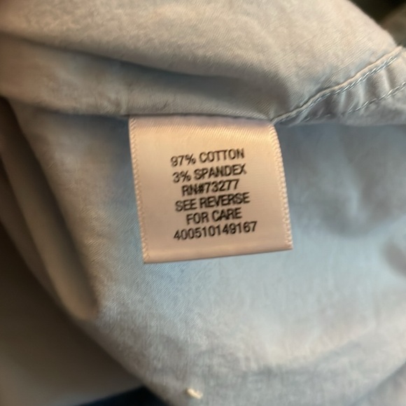 Men’s Light Blue Button Down Shirt - Picture 6 of 6